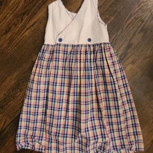Big Girls Plaid School Dress